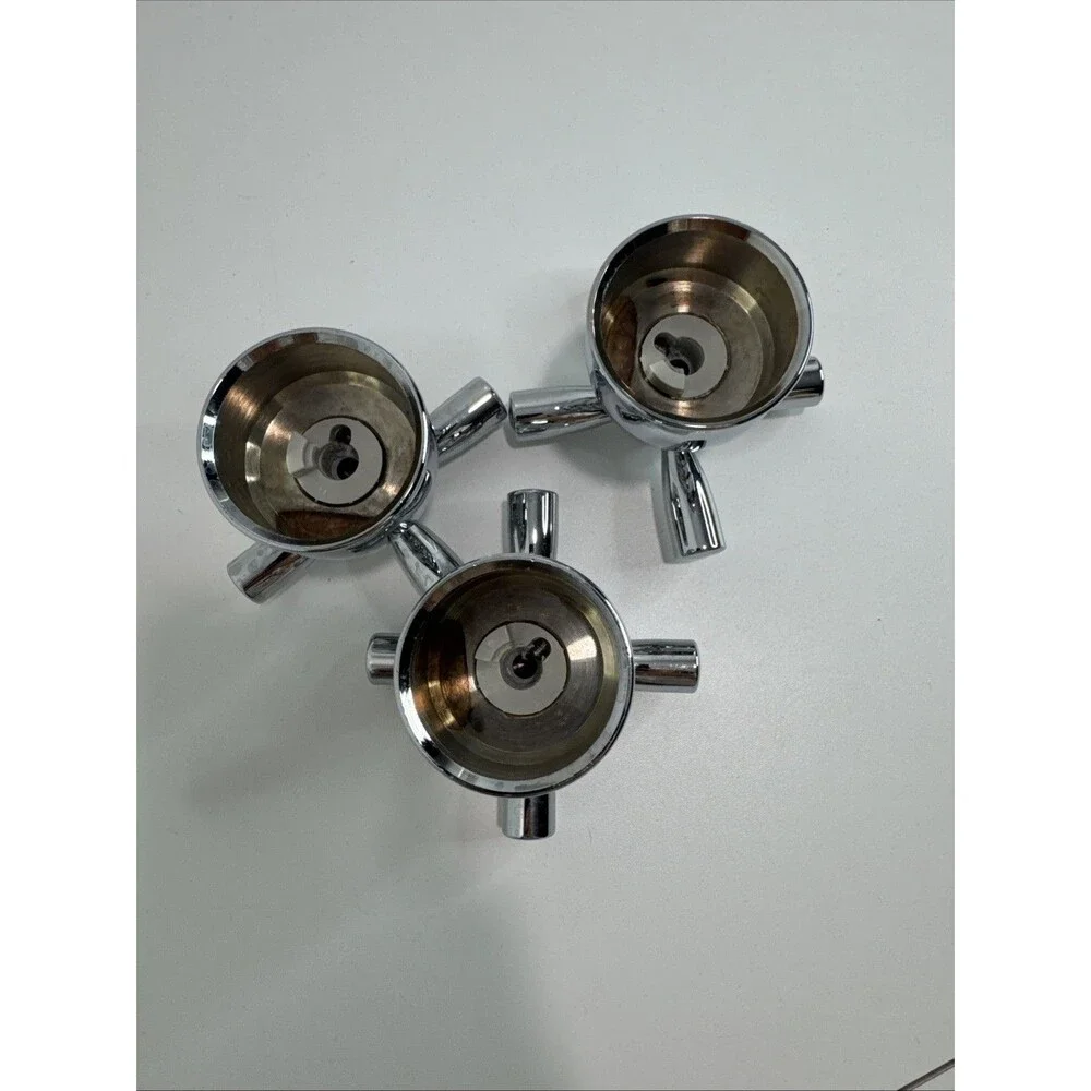 Delta Faucet Handle - Chrome Classic Single Handle Metal Cross Lot 3